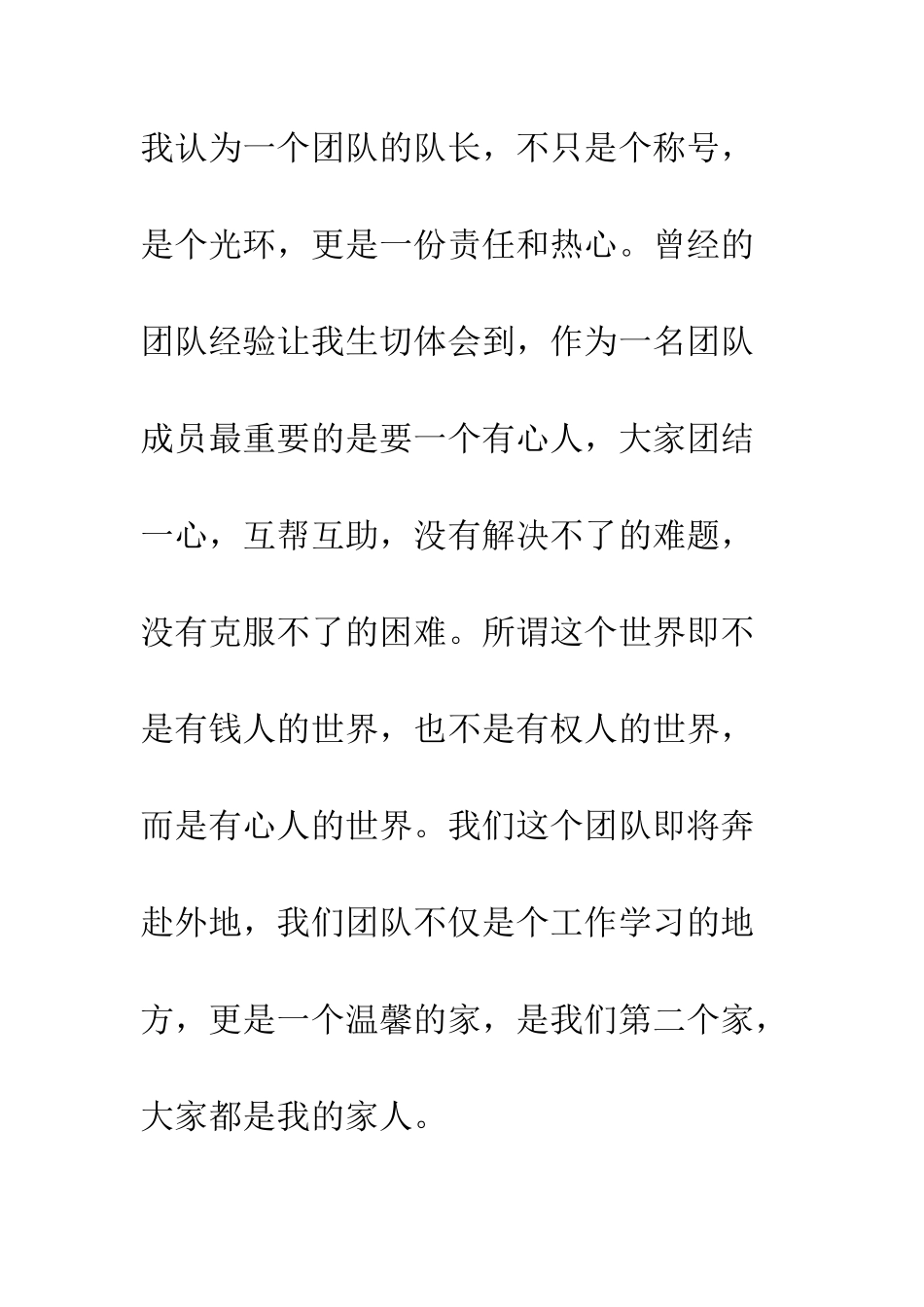 团队队长竞选演讲稿模板--精编范文_第2页