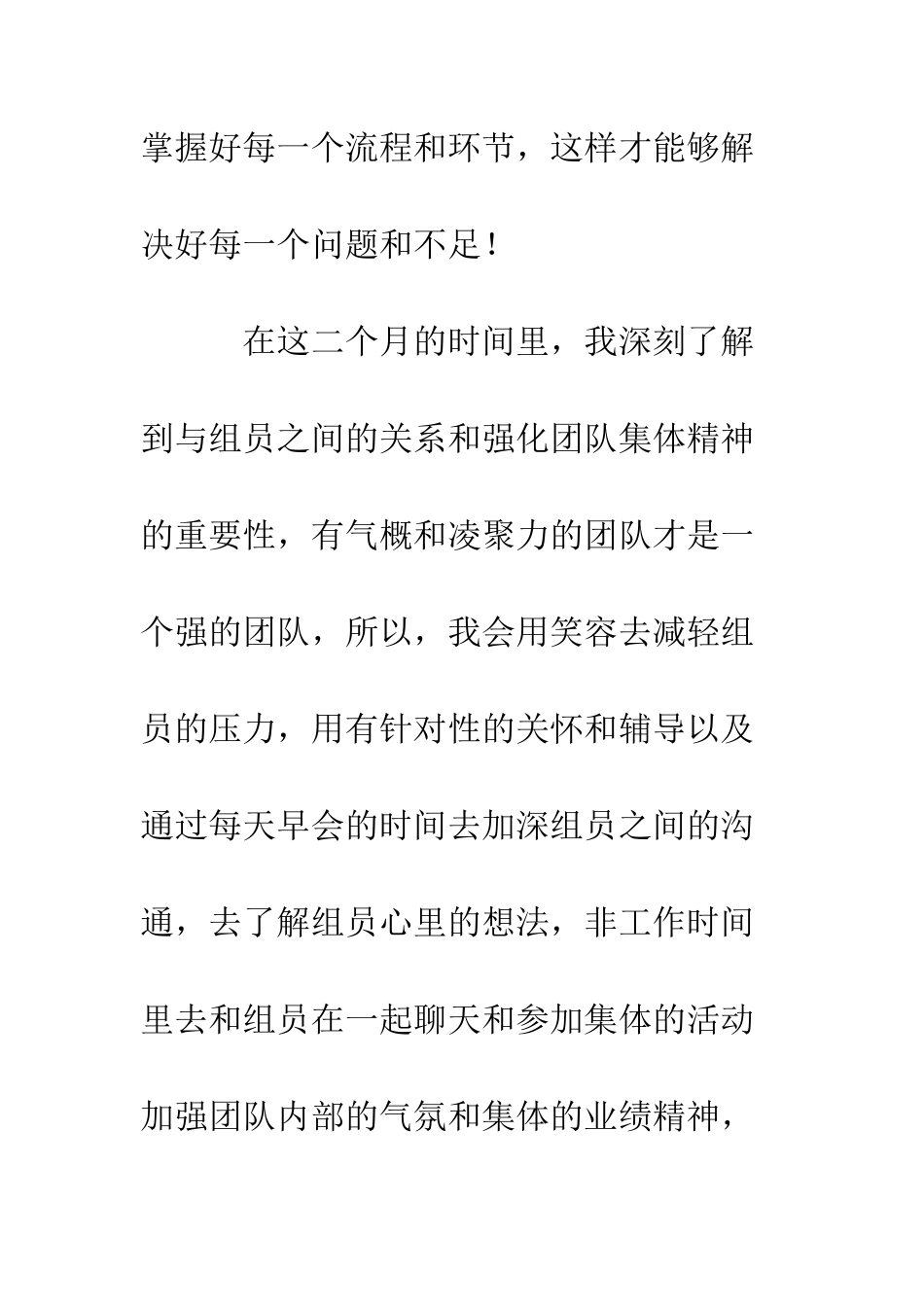 团队长试用期工作总结--精编范文_第3页