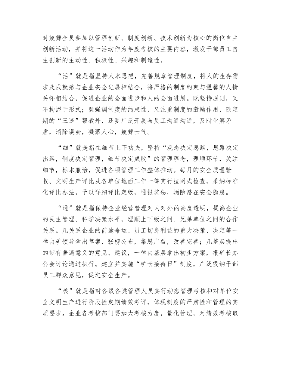 国有煤矿安全管理的“八字方针”_第2页