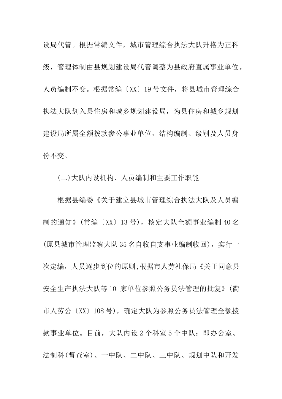 城市管理执法大队工作总结汇报_第2页