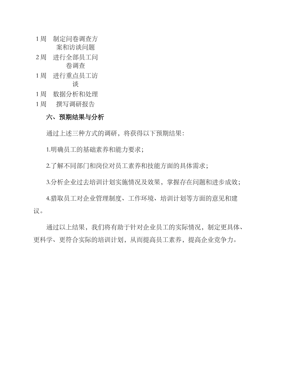 培训计划调研方案_第3页