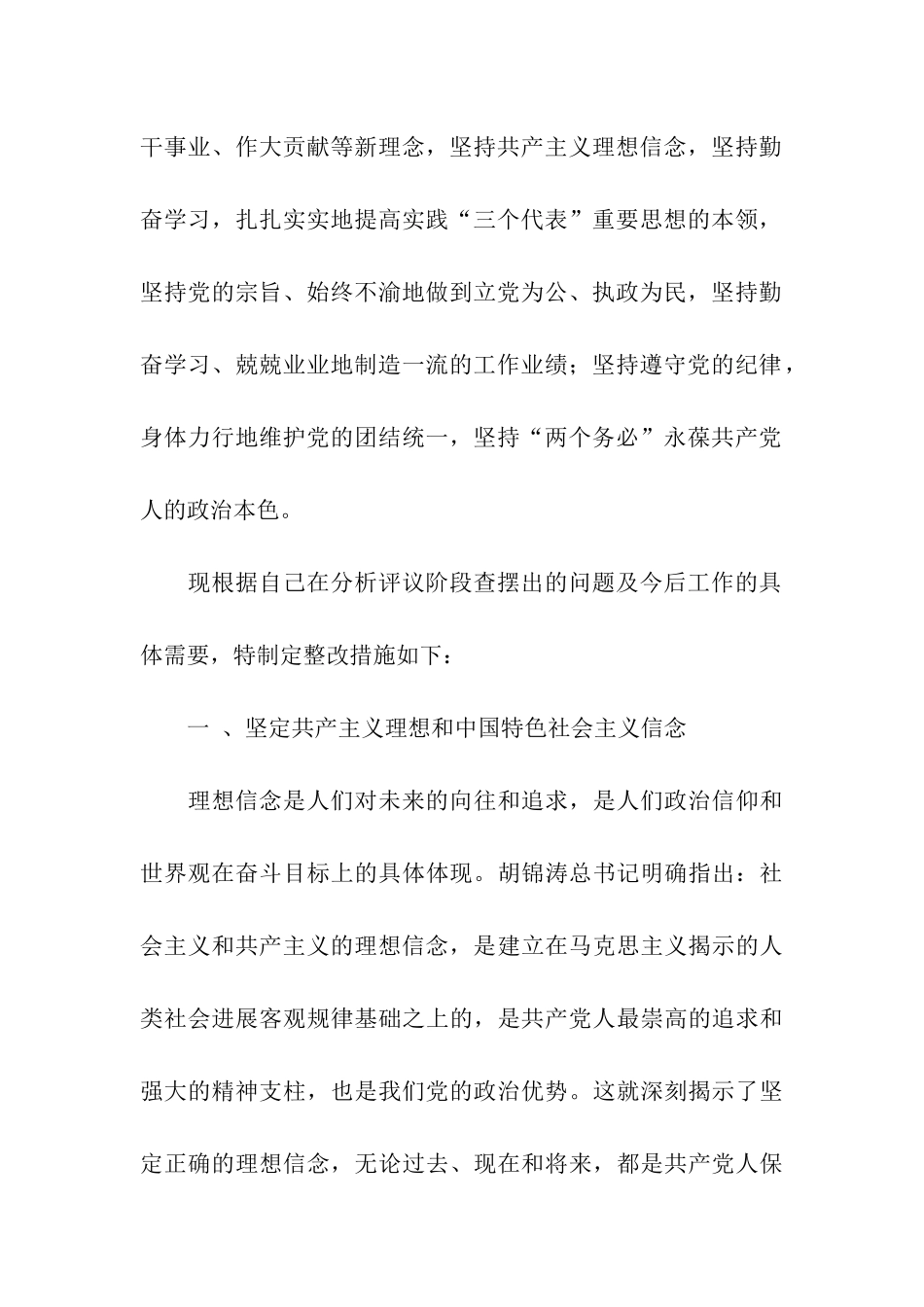 基层党委书记的整改方案_第2页