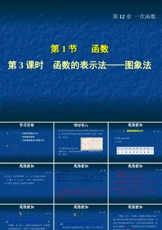 12.1.3 函数的表示法——图像法