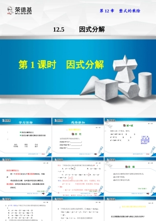 12.5.1   因式分解