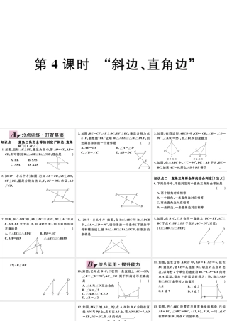 12.2 第4课时斜边、直角边
