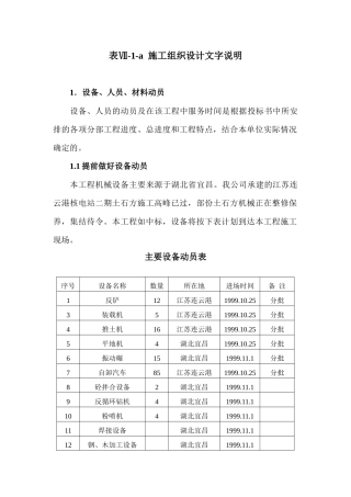高速公路工程合同段施工组织设计