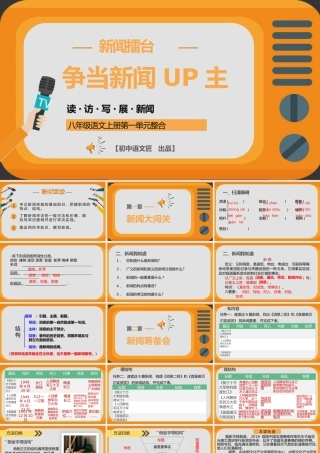 【单元整合】争当新闻UP主——八上第一单元整合