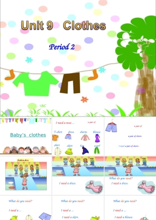 1BModule 3 U3 Clothes第2课时课件