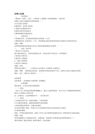 罗红军公共基础知识-法律篇