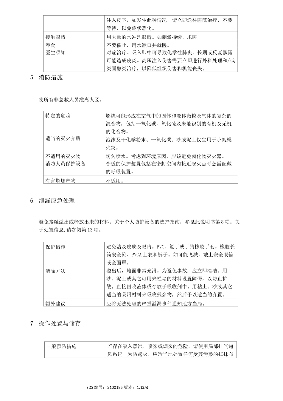 46_抗磨液压油MSDS_第2页