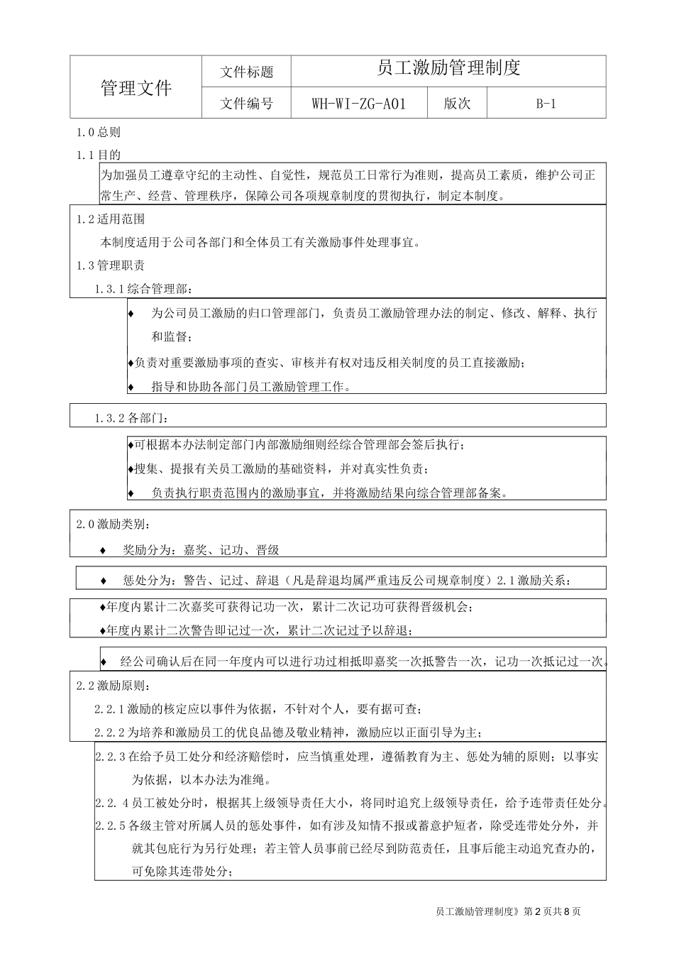 员工激励管理制度_第2页