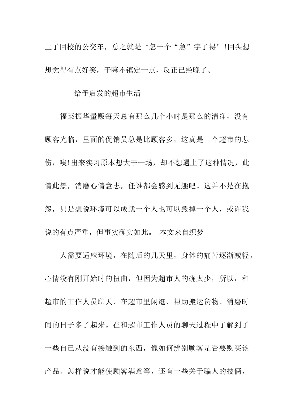 大学生促销员社会实践心得_第3页