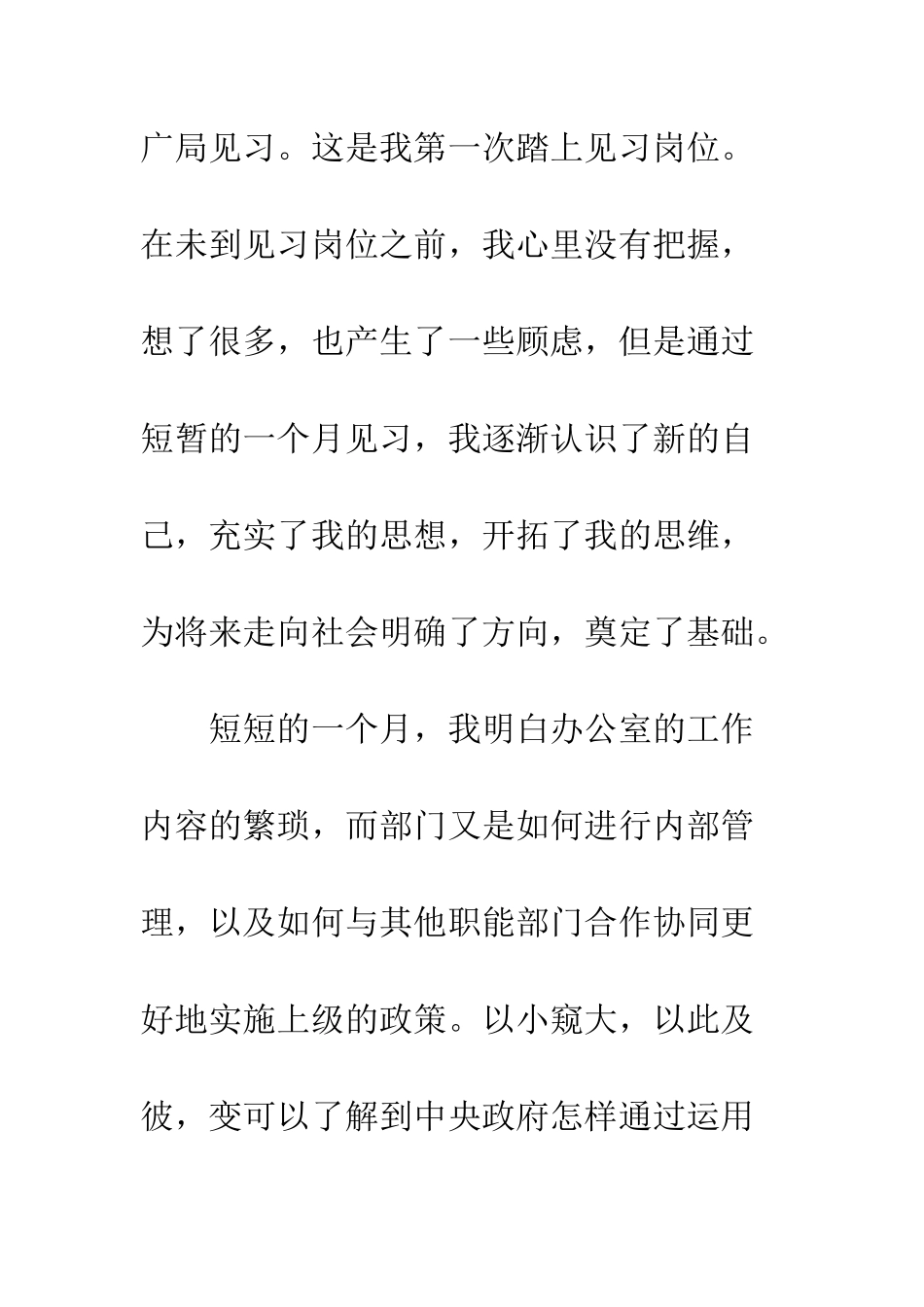 大学生政府机关见习个人总结--精编范文_第2页