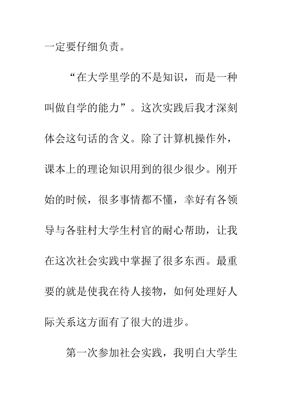 大学生暑期政府办社会实践报告--精编范文_第3页