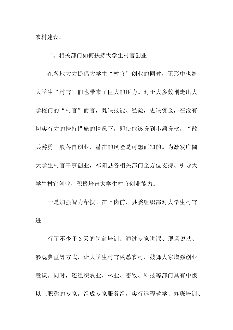 大学生村官调研报告_第3页