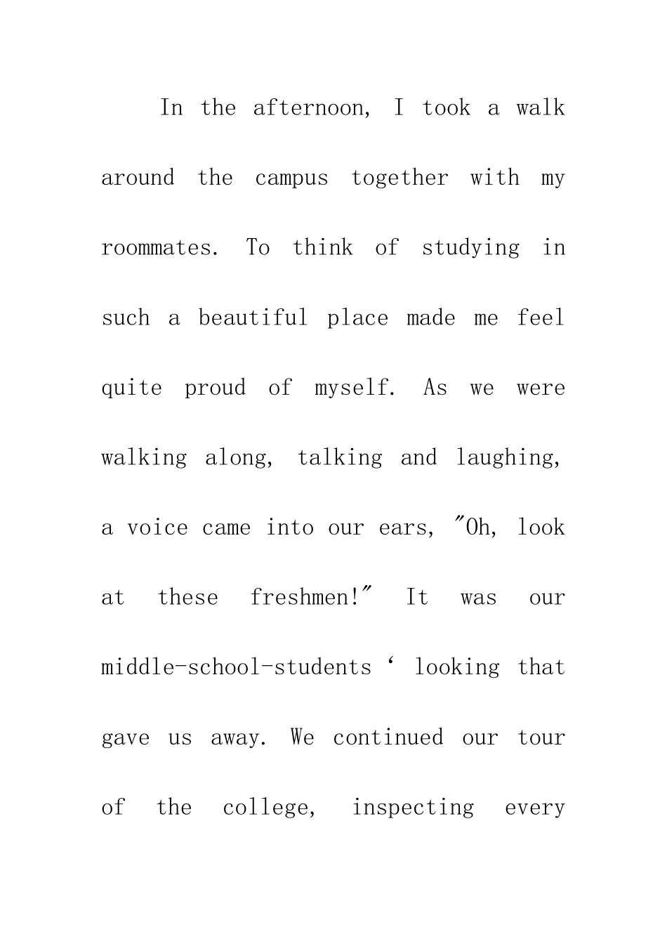 大学生活的第一天_第3页