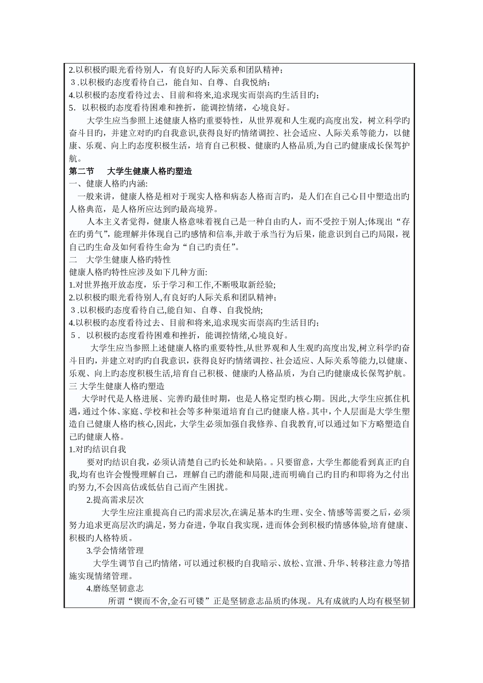 大学生的健康人格及其塑造_第3页