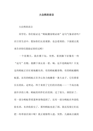 大自然的语言-5
