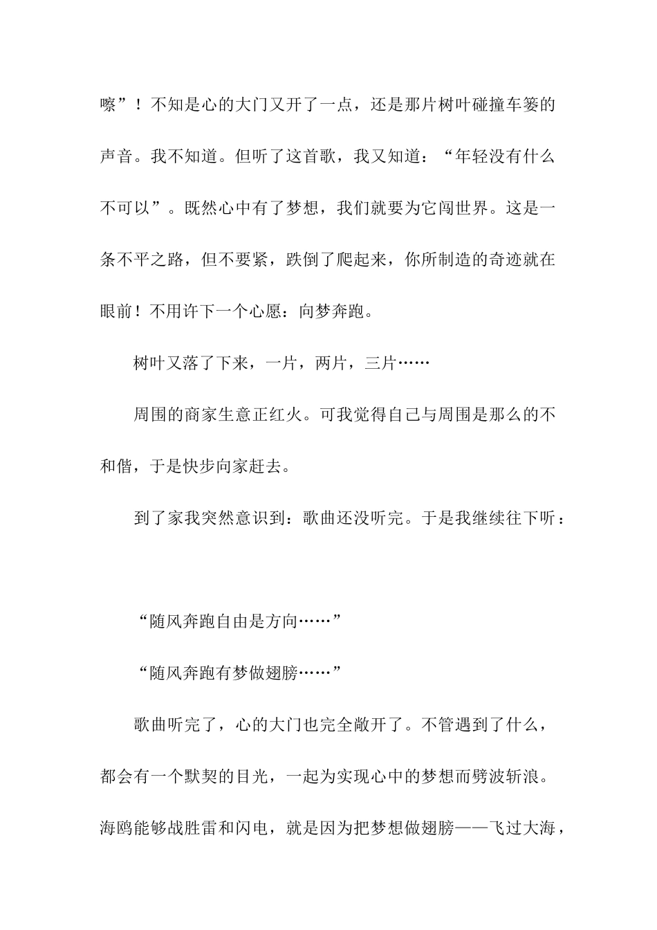 奔向梦想创造奇迹_第2页