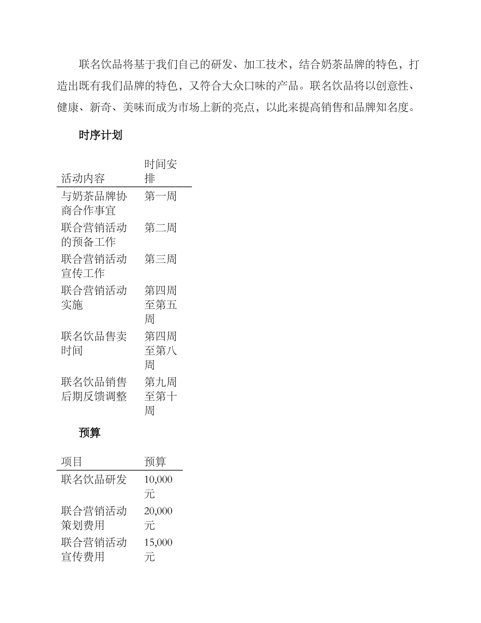奶茶联名策划方案_第2页