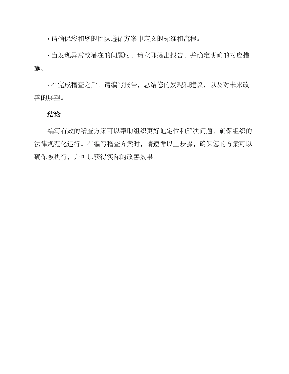 如何写稽查方案_第3页