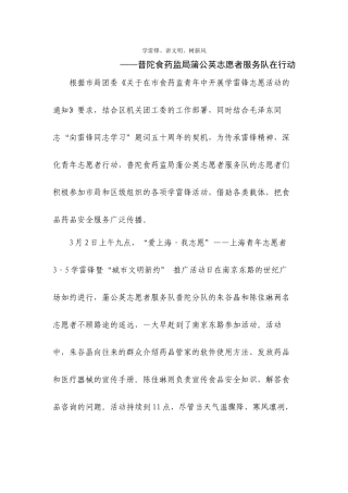 13年学雷锋活动总结