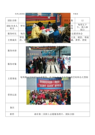 16--校青协--优秀志愿团队