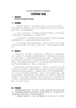 1电子“零点部落”立项总结2024级党支部