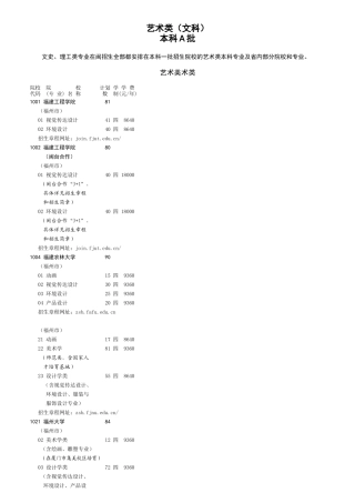 2-艺术本科A批-文科