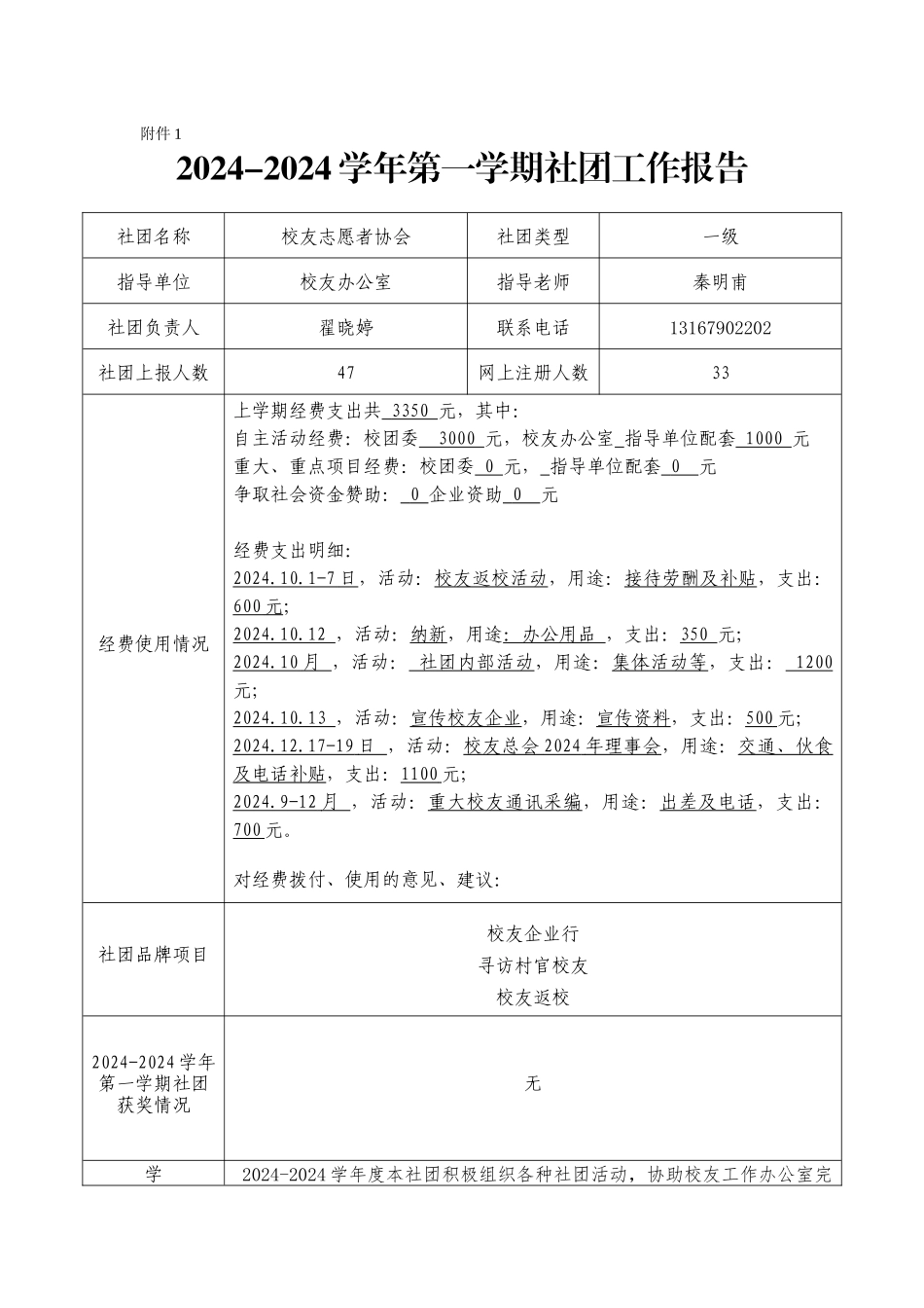 20242024校友志愿者协会注册资料-修改_第1页