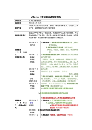 2024三下乡招募座谈会策划书补充版-2