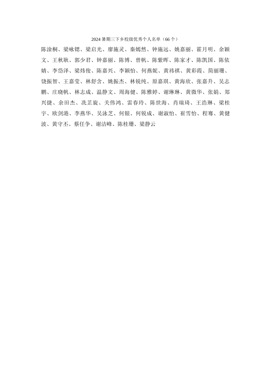 2024三下乡校级优秀个人名单_第1页