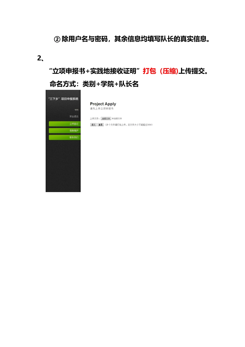 2024三下乡提交申报书流程_第3页