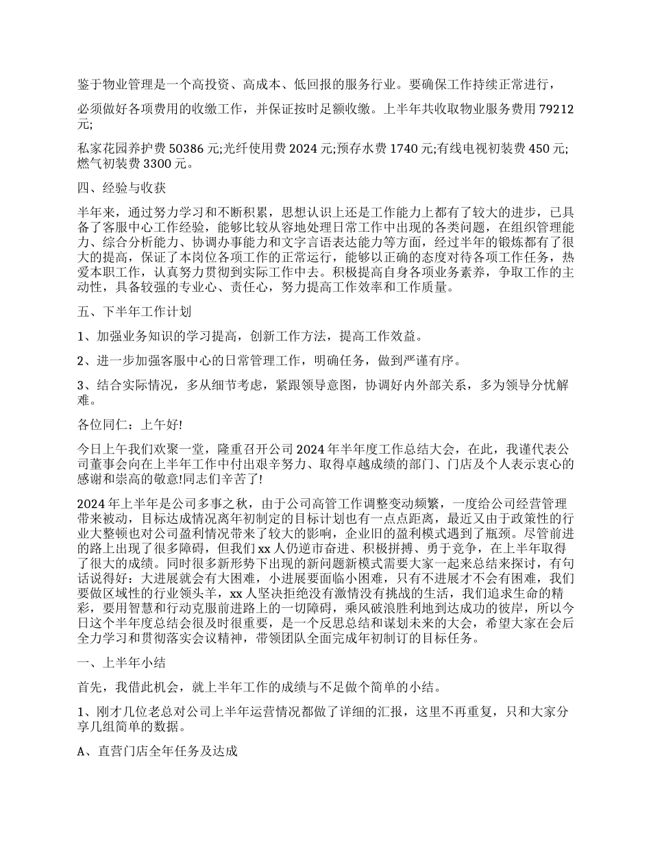 2024上半年工作报告_第2页