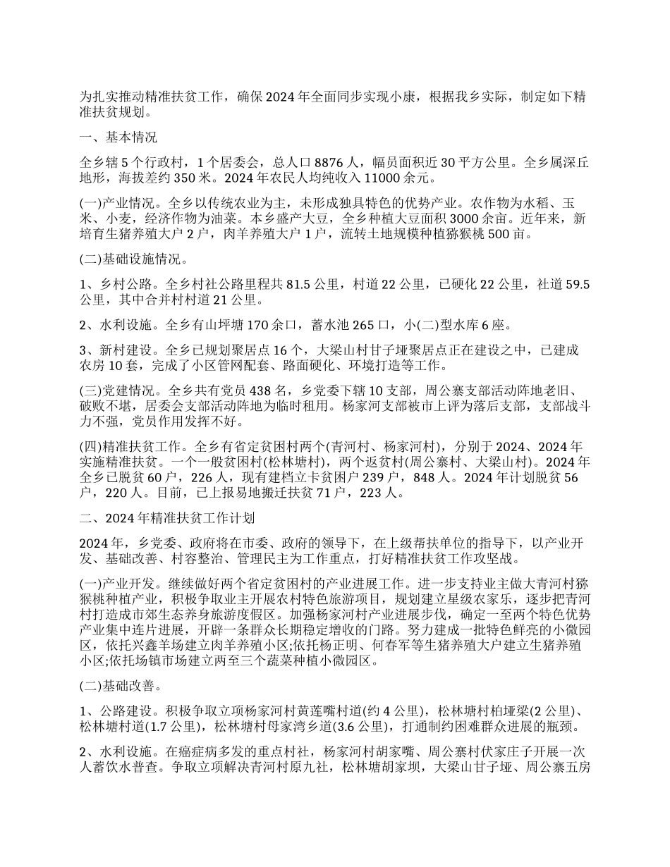 2024乡村扶贫工作心得体会_第1页