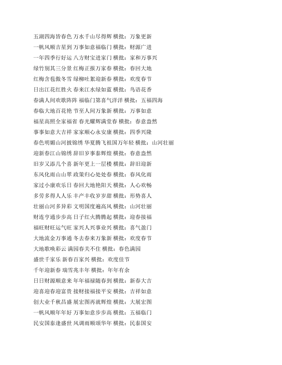 2024兔年新年对联汇总_第2页