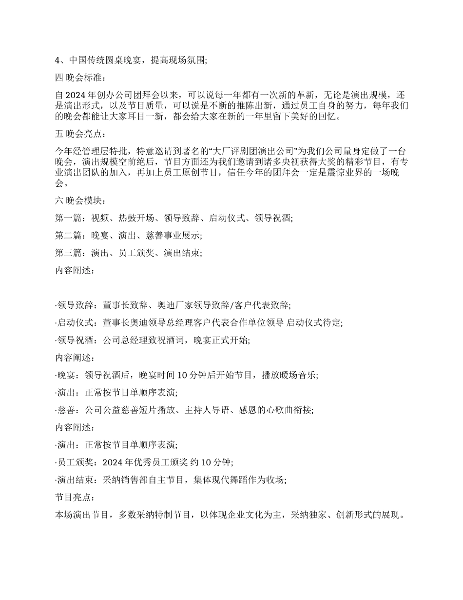 2024公司团拜会策划方案范文_第2页