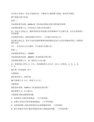 2024年08月工作总结09月目标规划