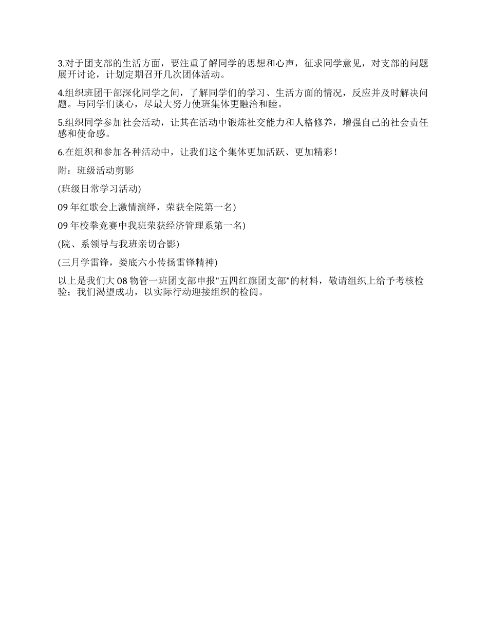 2024年“五四红旗团支部申请书_第3页