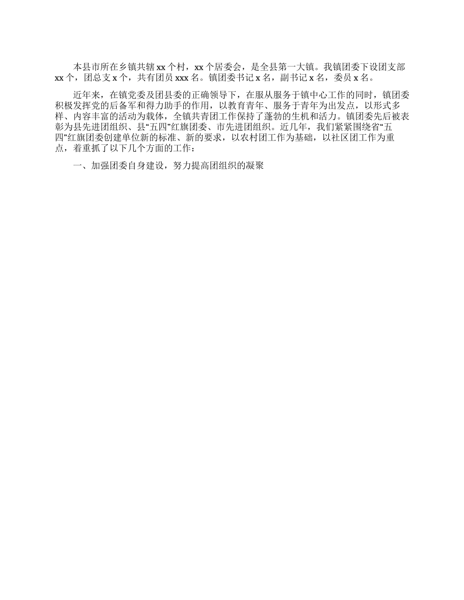 2024年五四红旗团委申报材料_第1页