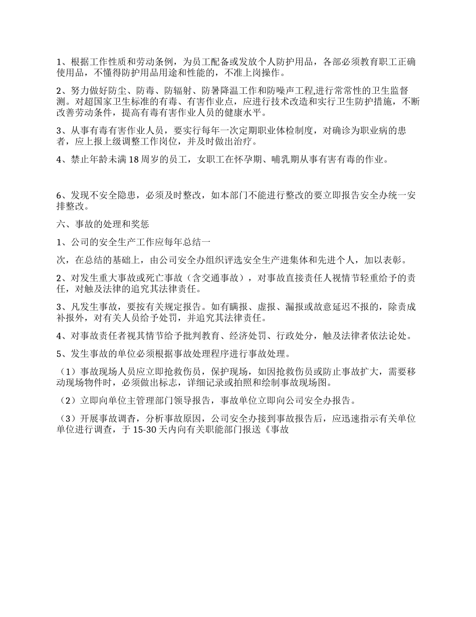 2024年企业公司安全管理规章制度_第2页