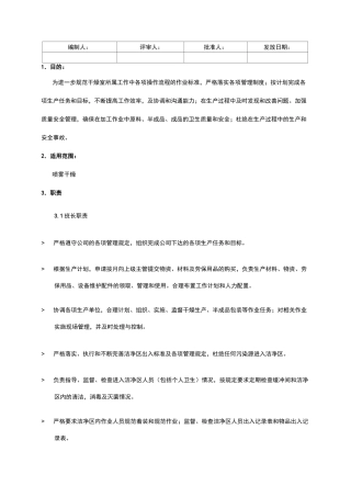 喷雾干燥操作标准