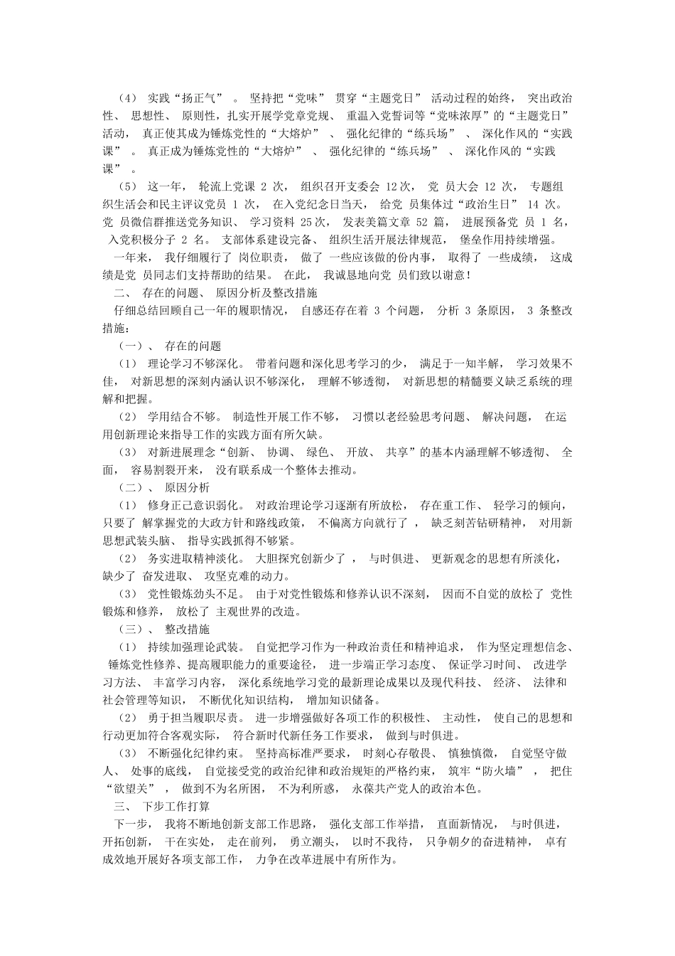2024年党支部书记述职报告《回首2024展望2024》_第3页
