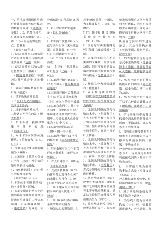 通信专业实务传输与接入(中级)