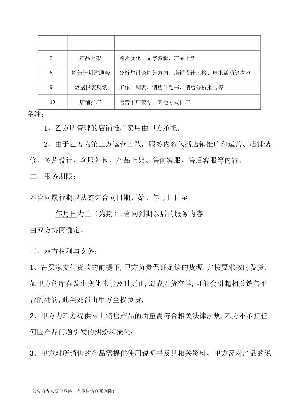 电商代运营合同_第2页