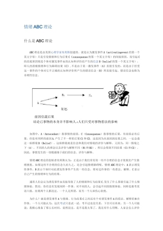 (完整版)情绪ABC理论