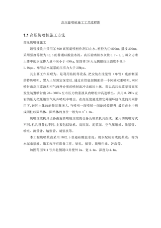(完整)高压旋喷桩施工工艺流程图