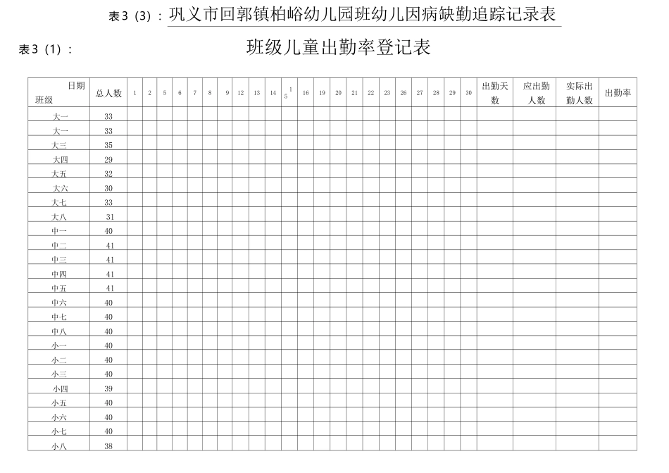 幼园台帐横表_第3页
