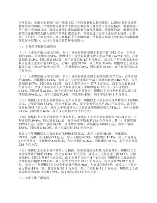 2024年全市工业系统上半年工作总结暨下半年工作安排