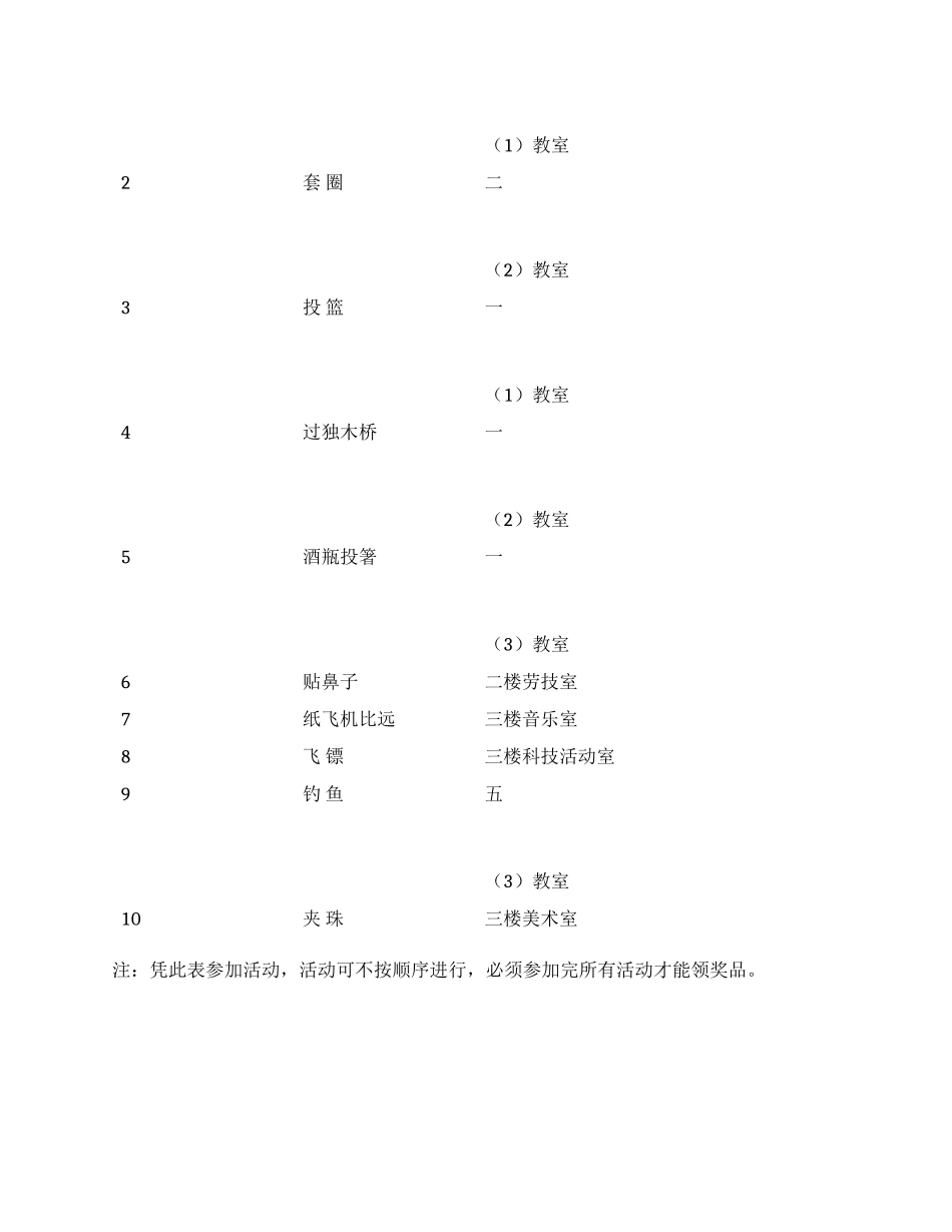 2024年六一儿童节游园活动安排_第3页